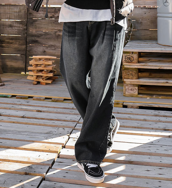 (XL-5XL)<BR>시피오 半宽配合 牛仔裤 9311