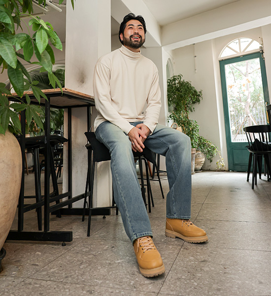 (S-5XL)<BR>데이비츠 半宽配合 牛仔裤 <br><font color="#098a09"><B>选择长度 (基础,长款+8cm)</B></font>