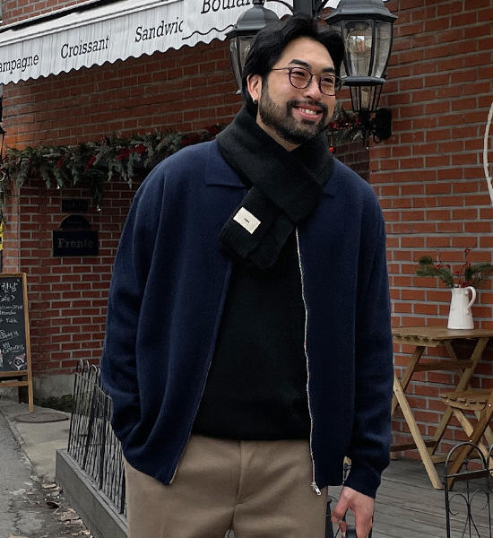 (XL~6XL)<BR>차우칸 针织开衫