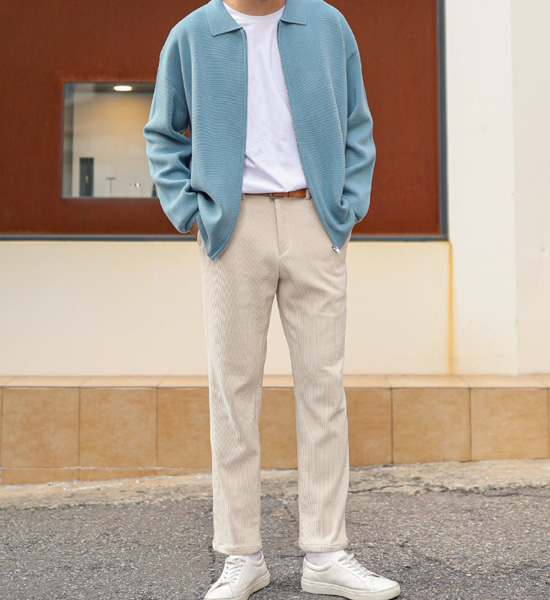 (XL~6XL)<BR>차우칸 针织开衫