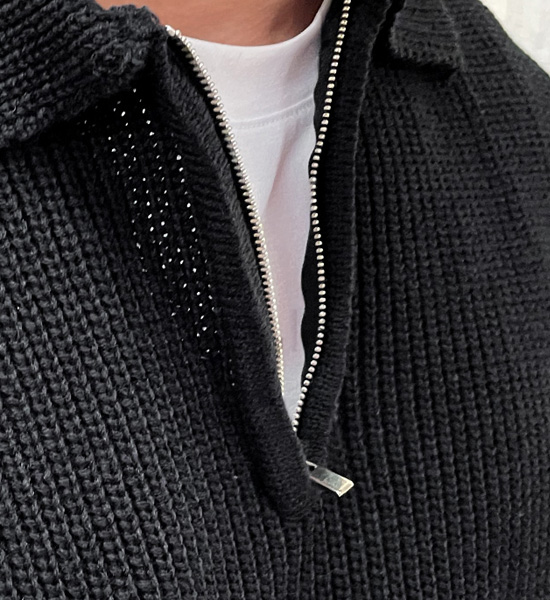 (XL-6XL)<br>이스턴 半拉链 카라니트