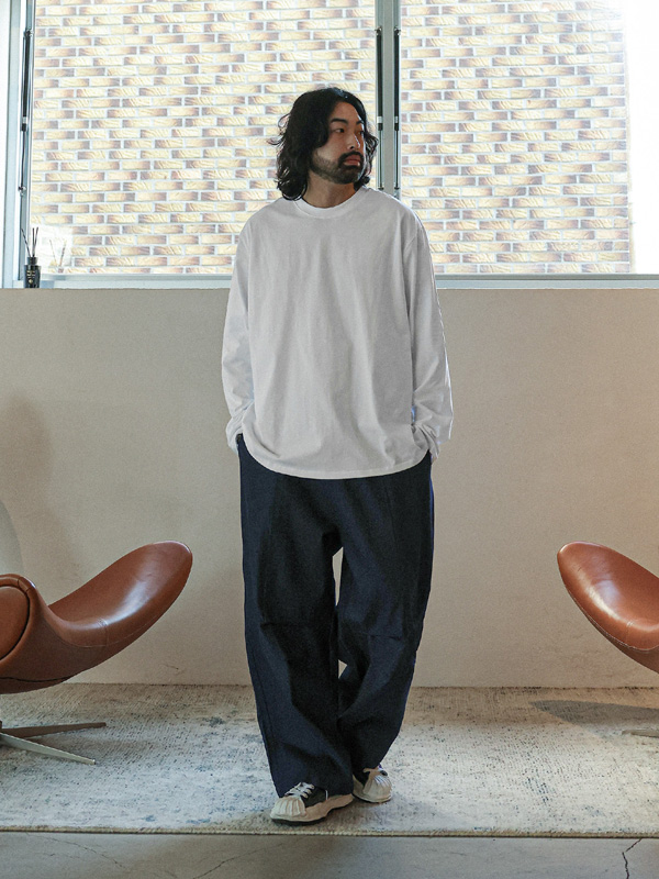 (M-5XL)<br>평화로운 R넥 长袖t恤 <br><font color="#098a09"><B>选择长度 (基础,长款+6cm)</B></font>