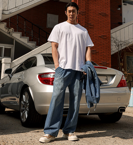 (M-6XL)<br>옹기종기 圆形短袖连体衣 <br><font color="#098a09"><B>选择长度 (基础,长款+6cm)</B></font>