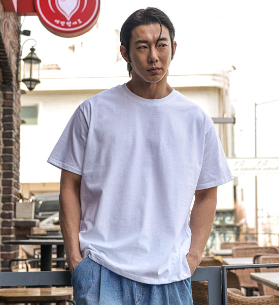 (M-6XL)<br>옹기종기 圆形短袖连体衣 <br><font color="#098a09"><B>选择长度 (基础,长款+6cm)</B></font>