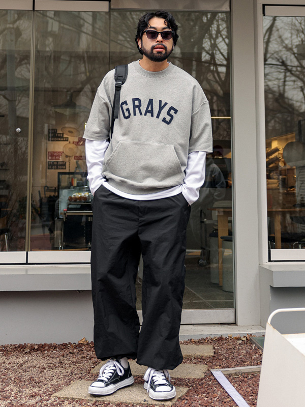 (XL-6XL)<BR>호크치 포켓자수 短袖男对男