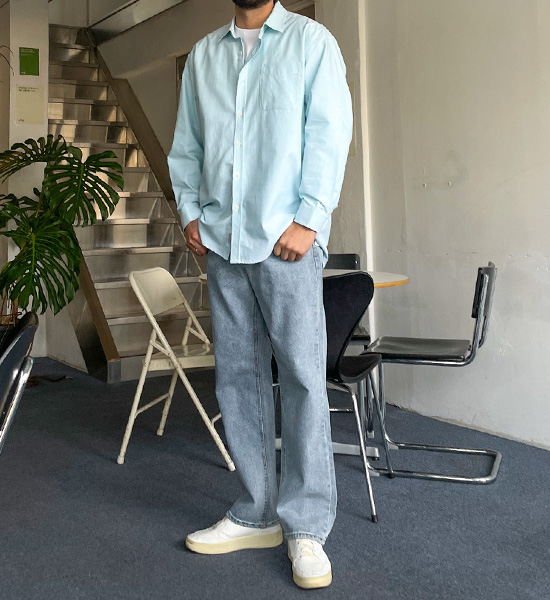 (XL-6XL)<br>타르노프 牛津 无图案衬衫<BR><B><FONT COLOR="#ff4800">[额外折扣]</FONT></B>