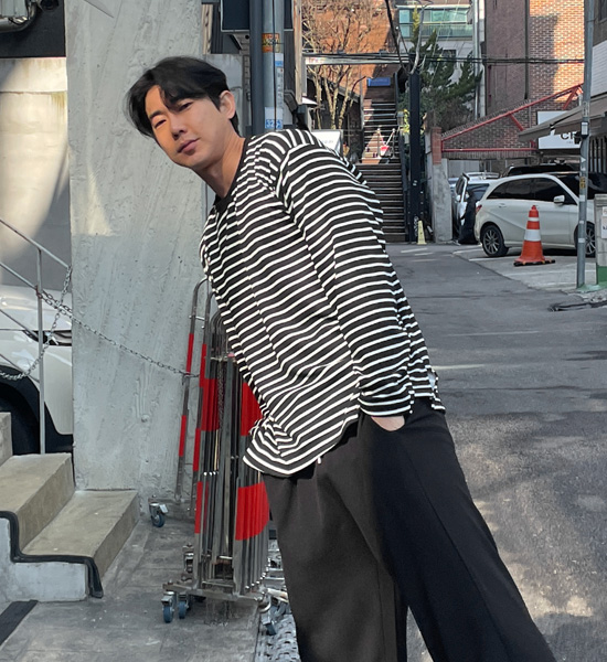 (XL-6XL)<BR>몽크스 半宽配合 松紧带裤<br><font color="#fb5ec9"><B>[1+1]</B></font>