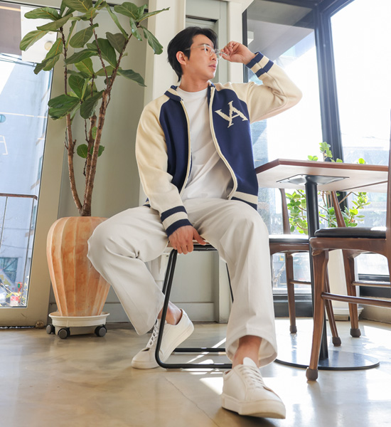 (L-5XL)<BR>파키릭 标准配合 치노밴딩팬츠