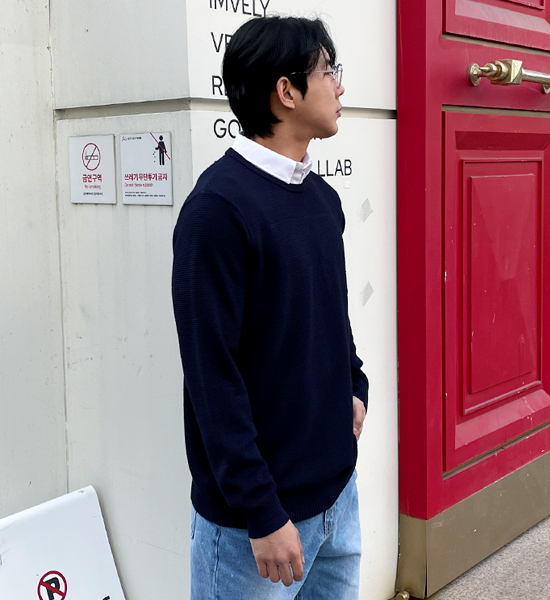 (L-5XL)<br>데이브 叠层衬衫 华夫针织品<BR><B><FONT COLOR="#ff4800">[额外折扣]</FONT></B>