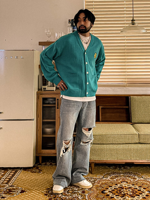 (XL-6XL)<BR>멍크 开衫