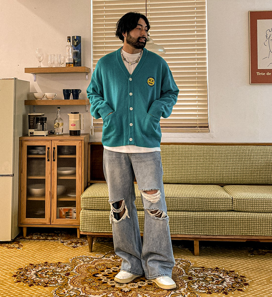 (XL-6XL)<BR>멍크 开衫