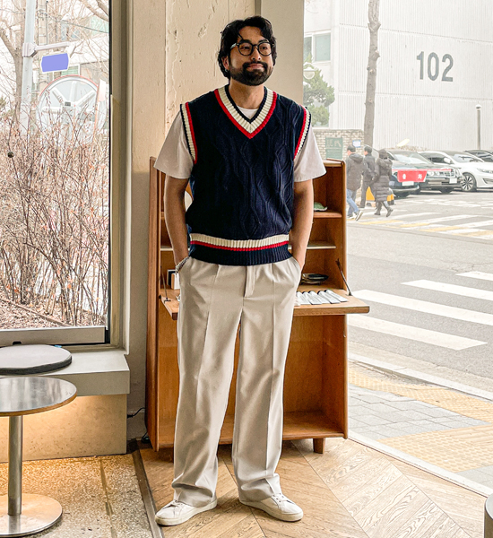 (28-40)<br>틸바 半宽配合 宽松长裤<br><font color="#fb5ec9"><B>[1+1]</B></font>