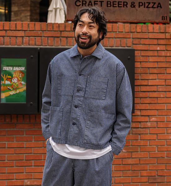 (L-5XL)<BR>골리츠 牛仔夹克