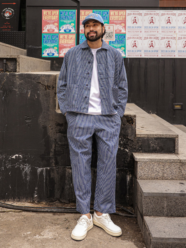 (L-5XL)<BR>골리츠 牛仔夹克