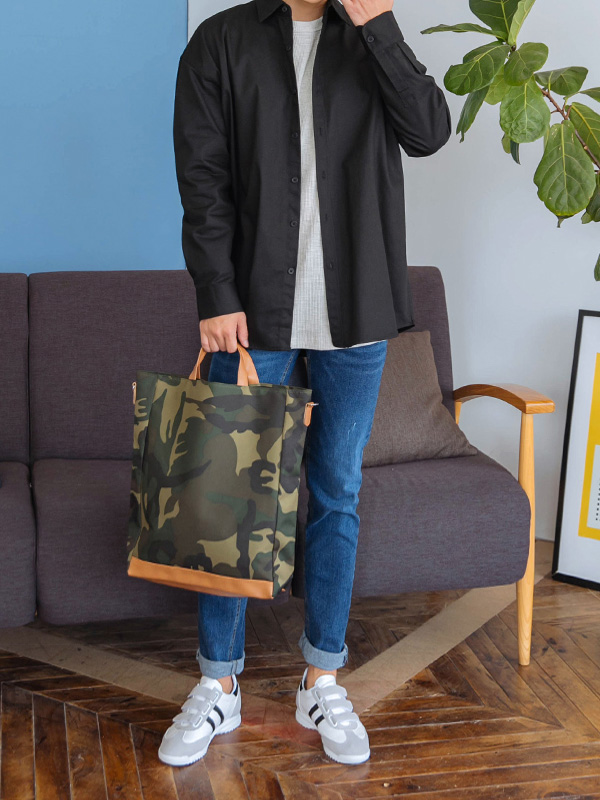 (L-4XL)<br>힘을내 田野衬衫