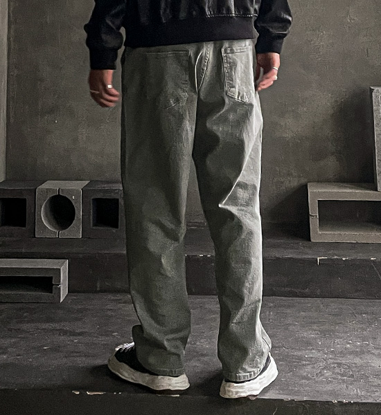 (M-5XL)<BR>하칼 修身 后松紧带 棉裤<br><font color="#224f20"><B>*选择长度 (基础,长款+10cm)</B></font>