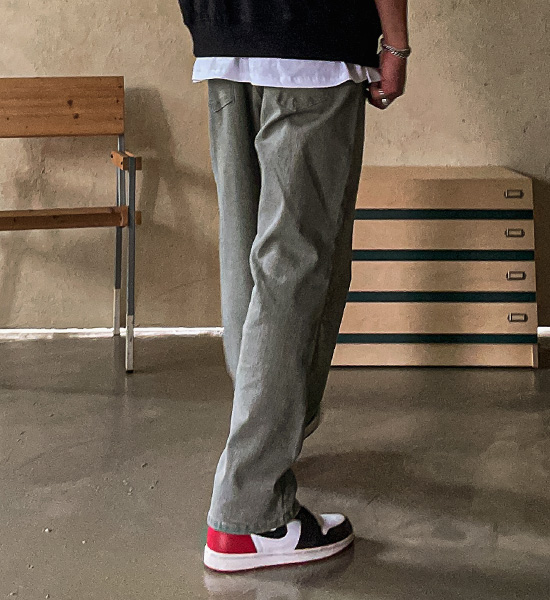 (M-5XL)<BR>하칼 修身 后松紧带 棉裤<br><font color="#224f20"><B>*选择长度 (基础,长款+10cm)</B></font>