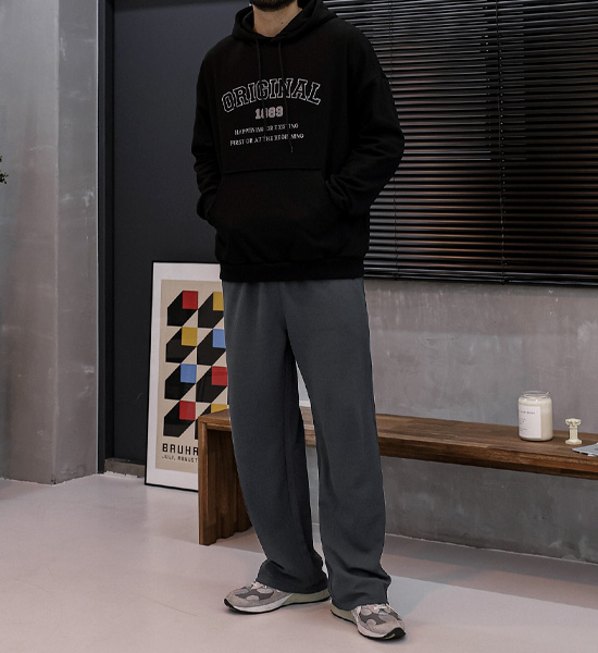 (XL-6XL)<BR>몽크스 半宽配合 松紧带裤<br><font color="#fb5ec9"><B>[1+1]</B></font>