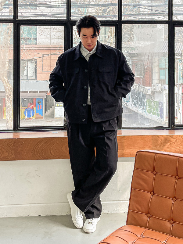 (L-4XL)<br> 하토 广泛适用 后松紧带 宽松长裤