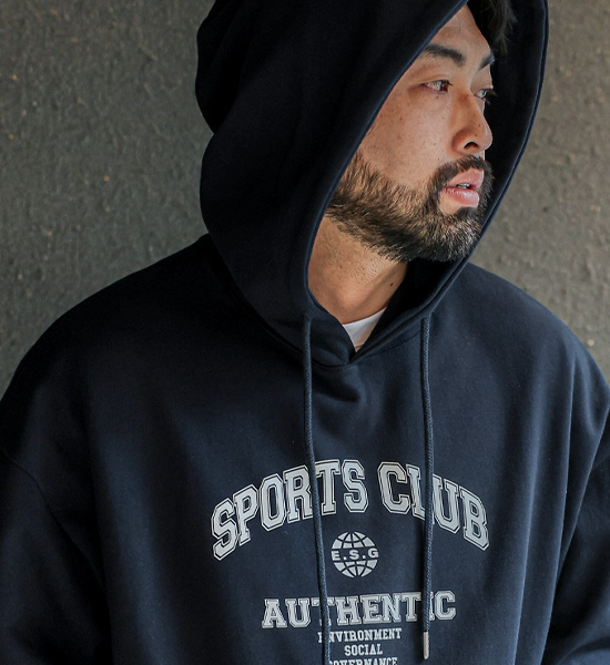 (M-5XL)<BR>스포츠클럽 带帽T恤