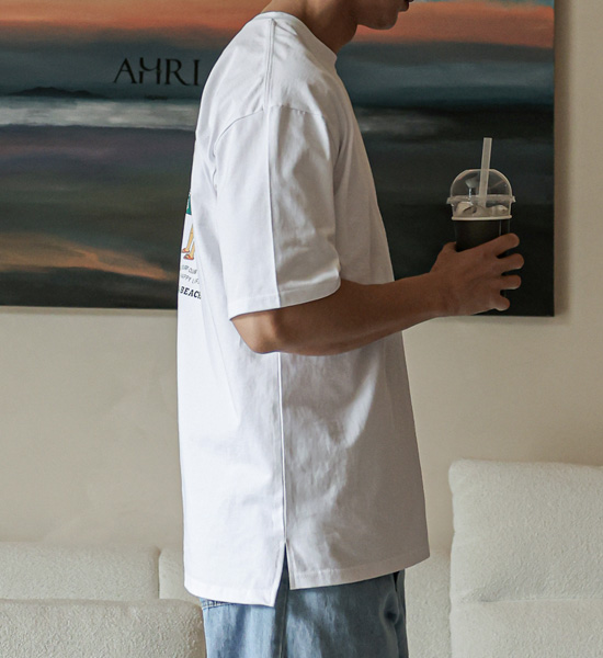 (L-5XL)<br>서퍼보이 短袖T恤