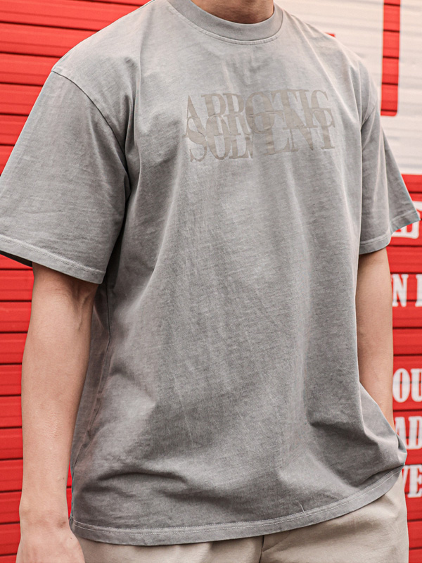 (L-5XL)<BR>또히아 颜料 短袖T恤 FF56