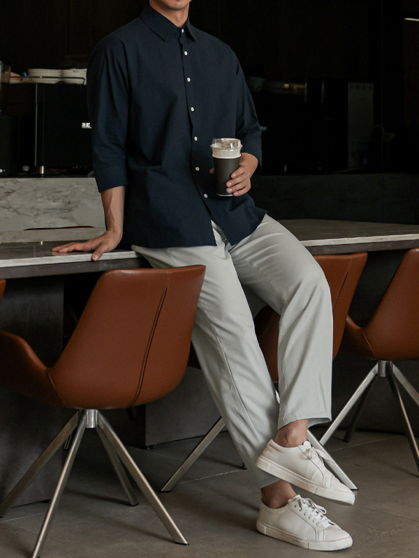 (28-40)<br>탄브룩 标准配合 侧边带 宽松长裤<br><font color="#224f20"><b>*选择长度 (9부,10부)</b></font><br><font color="#fb5ec9"><b>[1+1]</b></font>