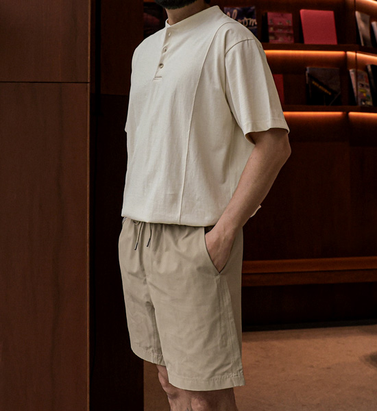 (M-6XL)<br>마르타 松紧带短裤<br><font color="#fb5ec9"><B>[1+1]</B></font>