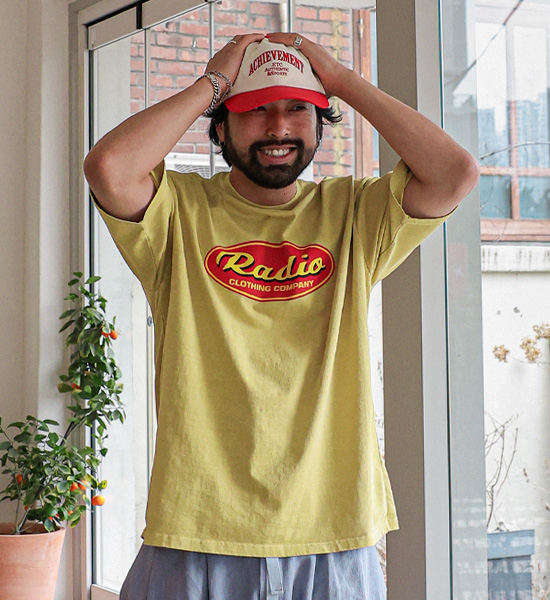 (L-5XL)<BR>소로카 颜料 短袖T恤