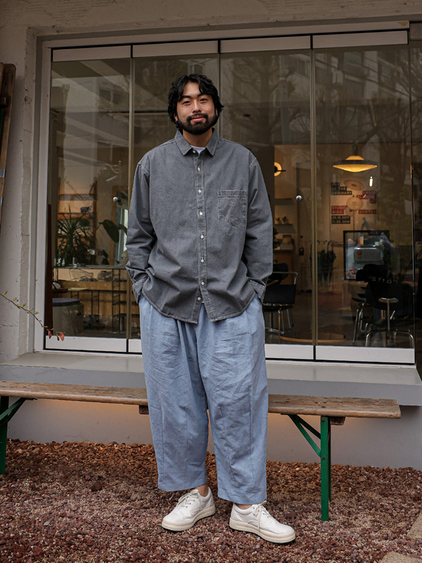 (L-5XL)<BR>알스트 牛仔衬衫