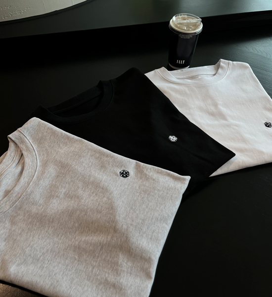 (L-5XL)<br>소사비노 切口 刺绣短袖衬衫 <br><font color="#098a09"><B>选择长度 (基础,长款+6cm)</B></font>