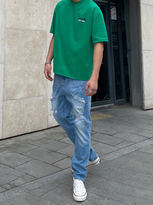 울프하드 修身 牛仔裤 844