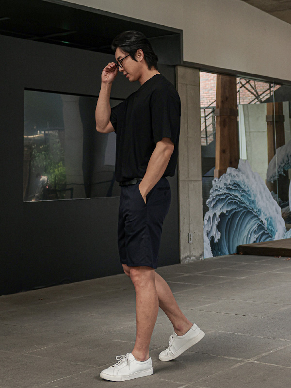 (XL-6XL)<br>까사노 亨利颈 短袖T恤