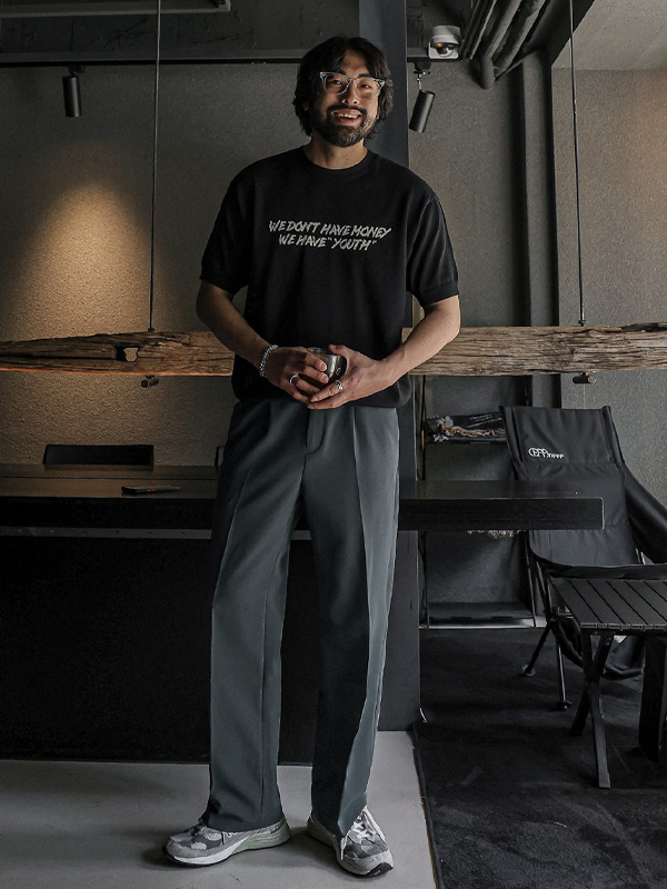 (28-40)<br>틸바 半宽配合 宽松长裤<br><font color="#fb5ec9"><B>[1+1]</B></font>