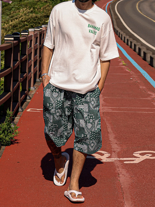 (XL-6XL)<BR>주나파니 6부 松紧带裤