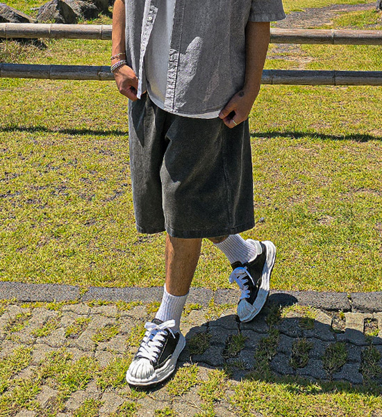 (XL-6XL)<BR>카르리 6부 松紧带裤