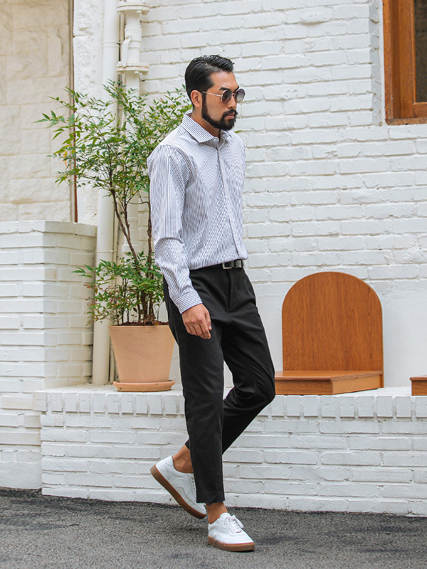 <br><font color="#fd0303">[365SALE]</font><br><font color="#2046a7">★교환/반품불가★</font><br>공연초대 条纹衬衫