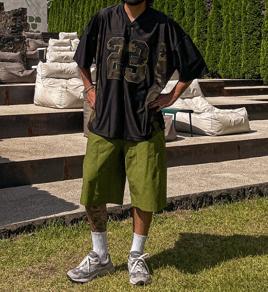 (XL-6XL)<BR>디그라스 7부밴딩팬츠