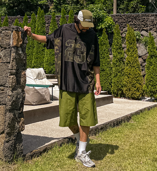 (XL-6XL)<BR>디그라스 7부밴딩팬츠