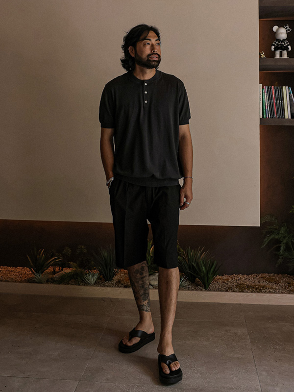 (L-5XL)<BR>모타사다 亨利颈 短袖针织品 DT5019<BR><B><FONT COLOR="#ff4800">[额外折扣]</FONT></B>