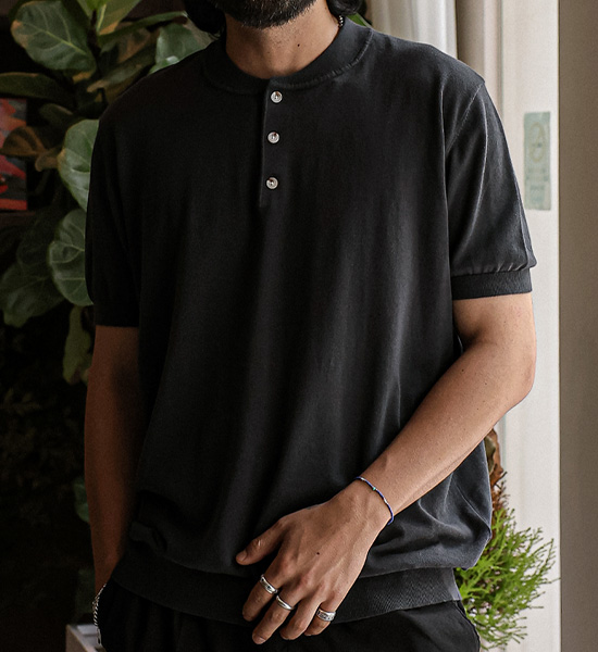 (L-5XL)<BR>모타사다 亨利颈 短袖针织品 DT5019<BR><B><FONT COLOR="#ff4800">[额外折扣]</FONT></B>