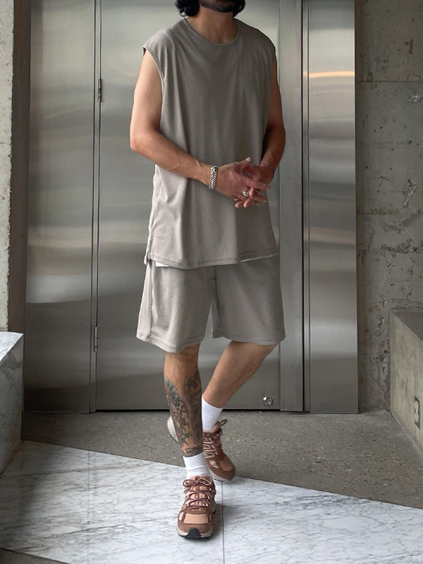 (XL-6XL)<BR>비카마크 华夫带短裤