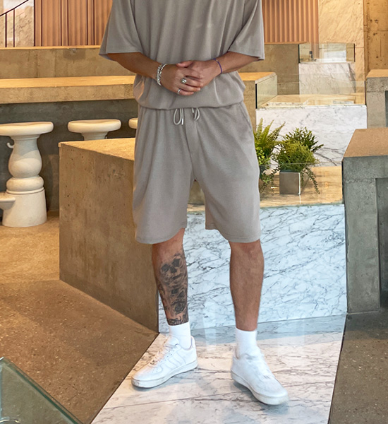 (XL-6XL)<BR>비카마크 华夫带短裤