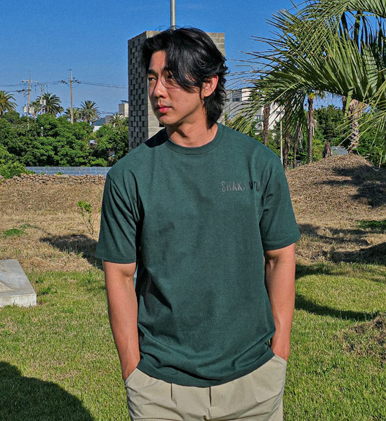 (L-5XL)<BR>사카바토 短袖T恤 <br><font color="#098a09"><B>选择长度 (基础,长款+6cm)</B></font>