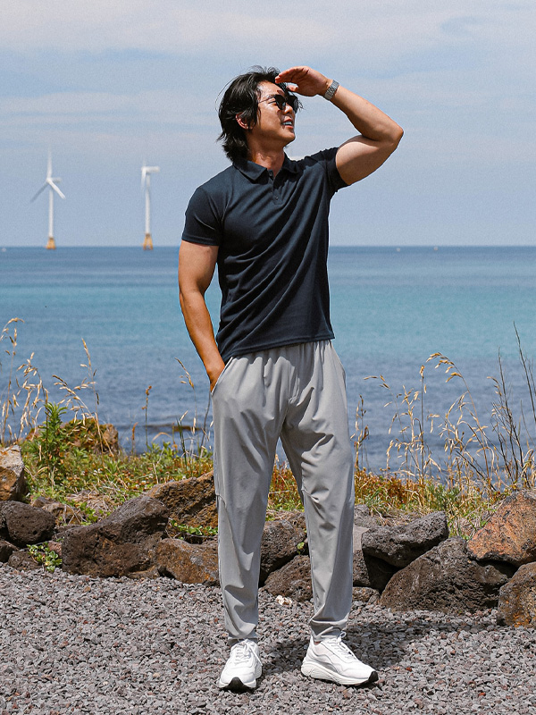 (M-5XL)<BR>안다토 短袖领衬衫