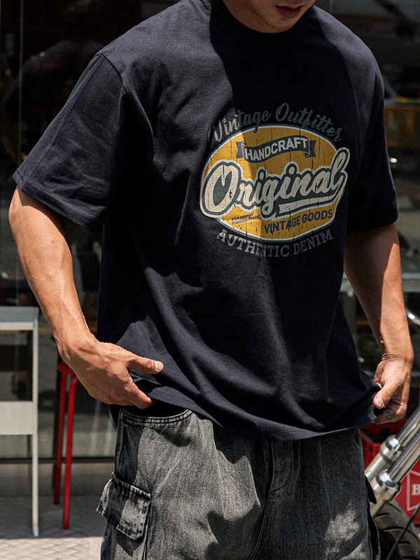 (L-5XL)<BR>마그론 短袖T恤