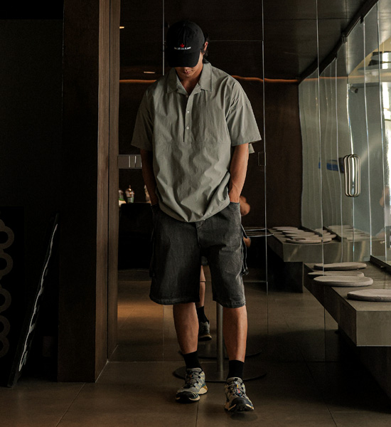 (L-5XL)<br>사리야 货物绑带短裤 262