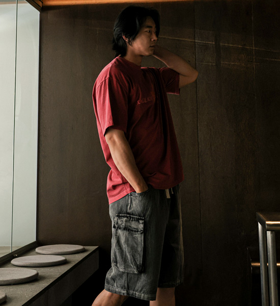 (L-5XL)<br>사리야 货物绑带短裤 262