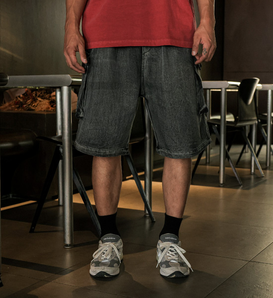 (L-5XL)<br>사리야 货物绑带短裤 262