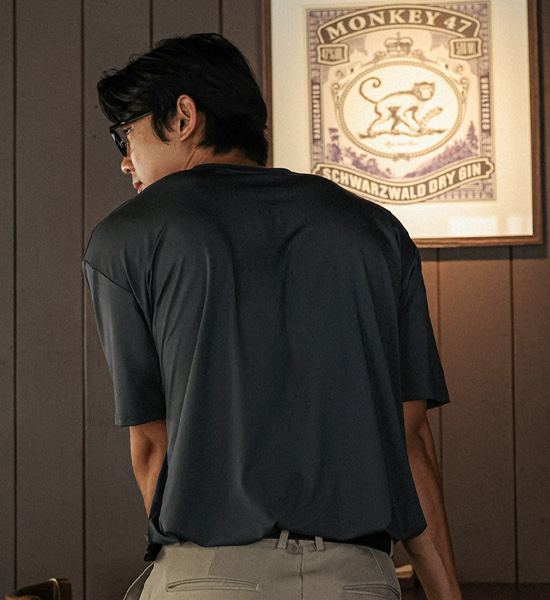 (L-5XL)<br>이그리츠 功能 短袖T恤 <br><font color="#098a09"><B>选择长度 (基础,长款+6cm)</B></font>